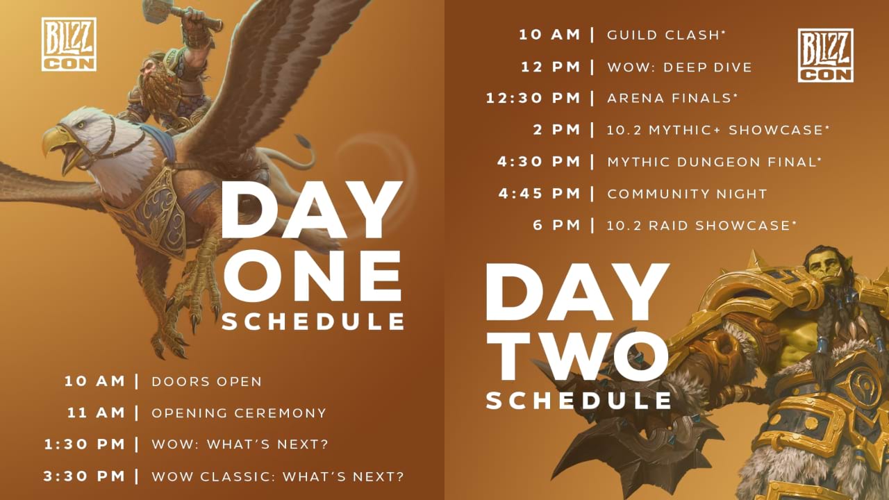 Das ist der Zeitplan für World of Warcraft auf der BlizzCon 2023 und so schaust du kostenlos zu
