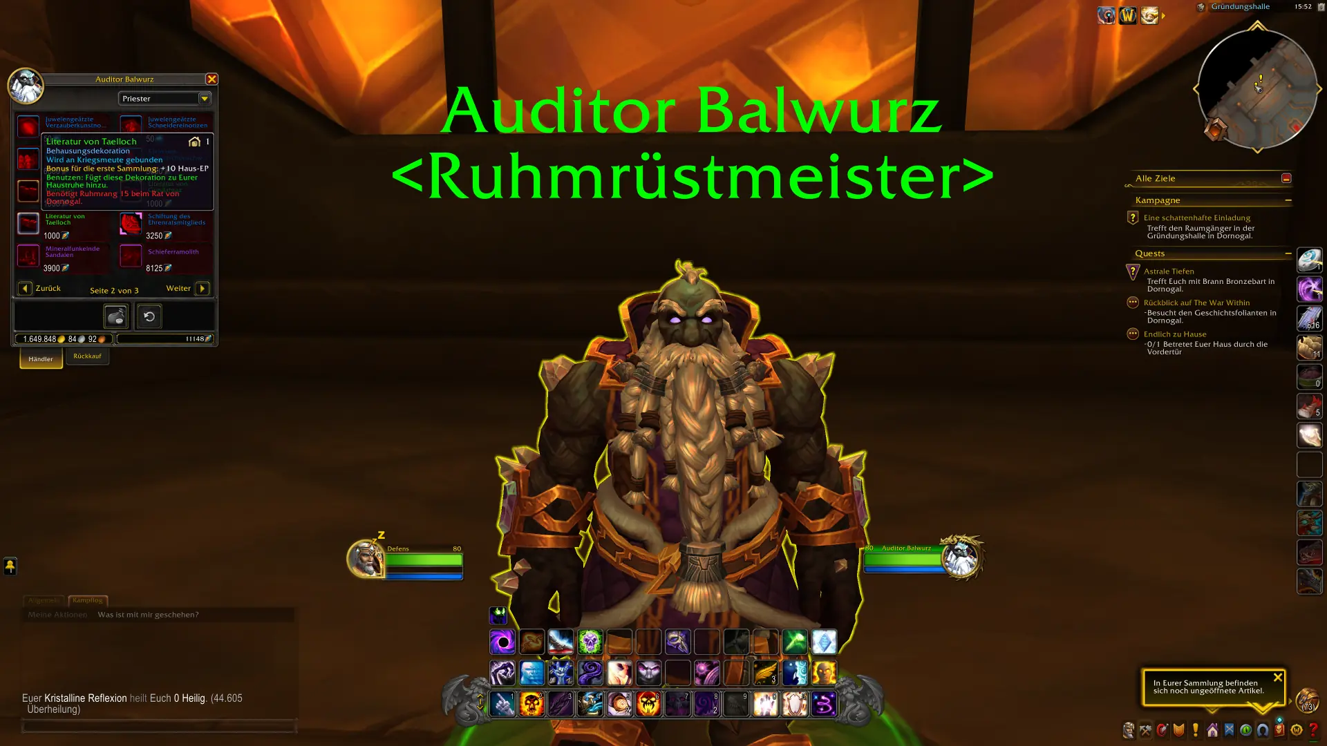 WoW Housing: Positionen aller Händler für Dekorationen im Überblick