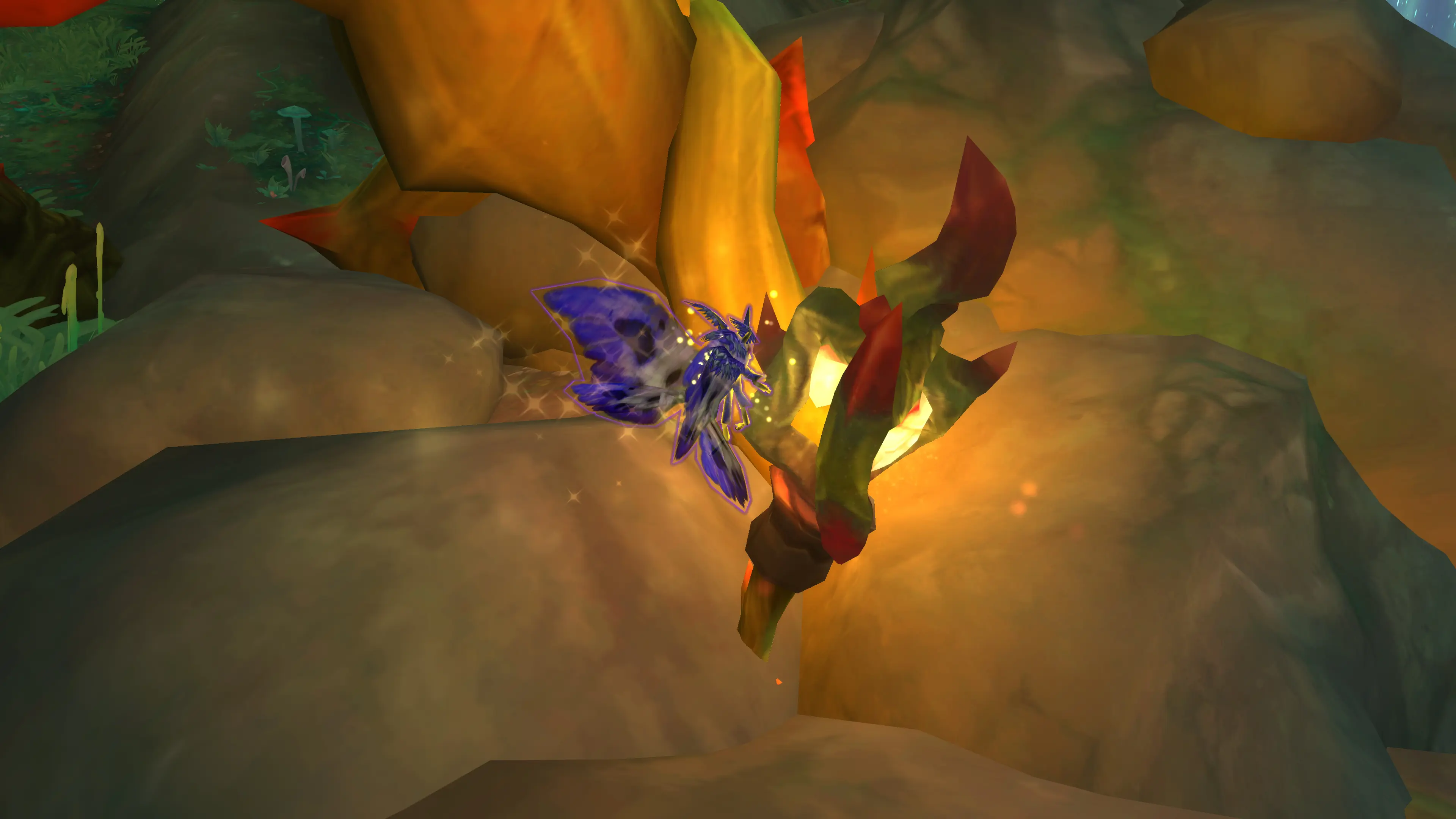 Leuchtender Staub farmen