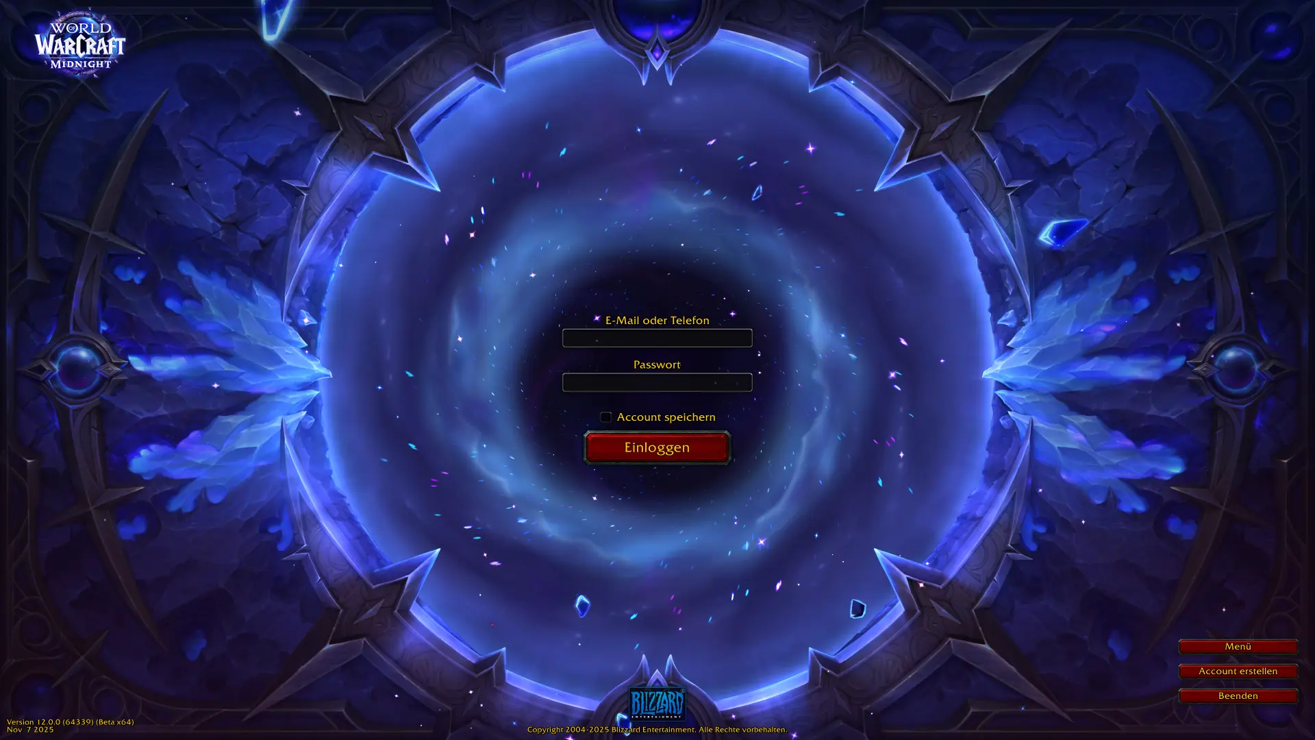 WoW Midnight: Neues Loginbild zum Start der Beta enthüllt