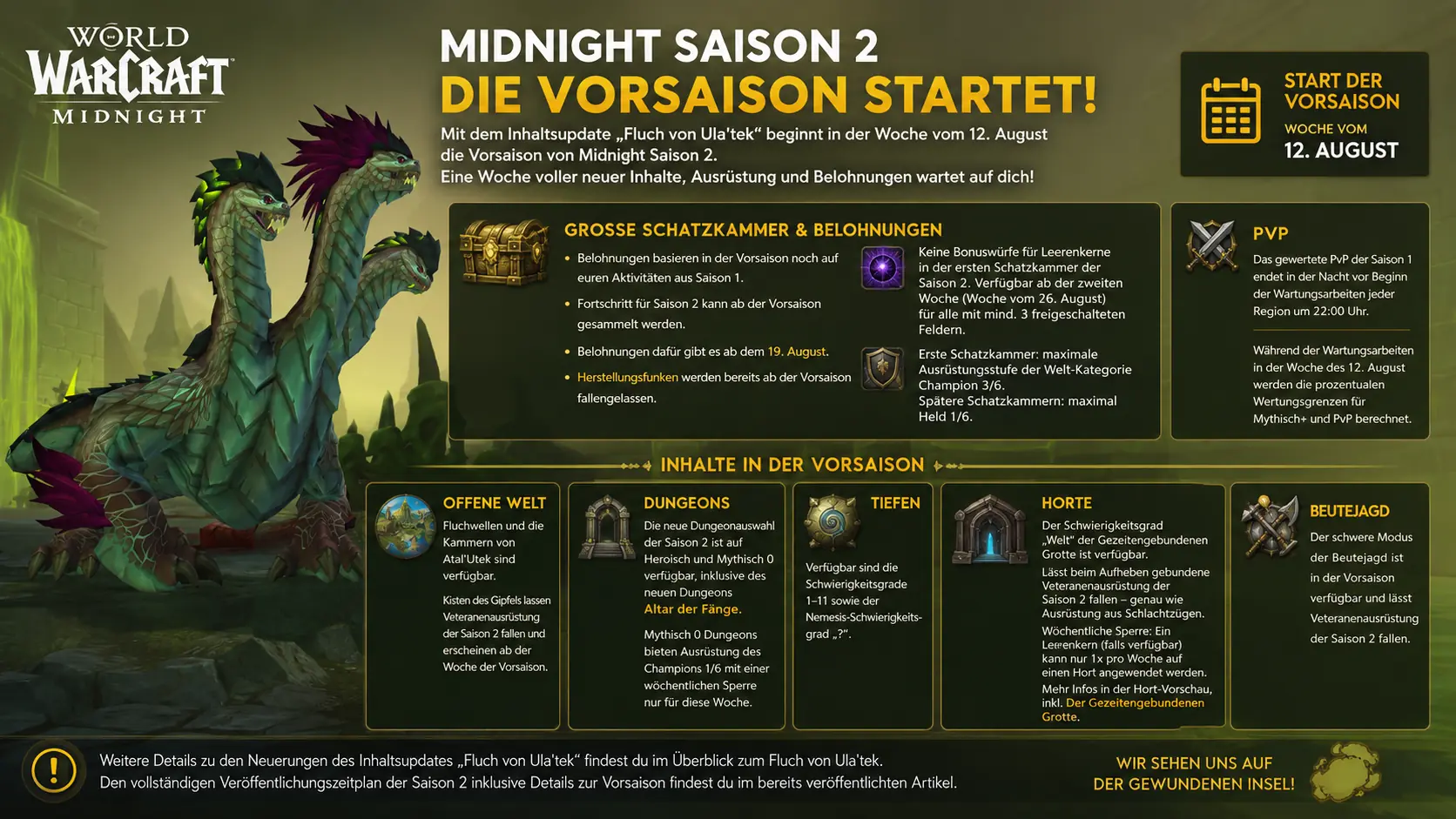 WoW Midnight Saison 2: Diese Inhalte sind schon vor dem Saisonstart verfügbar