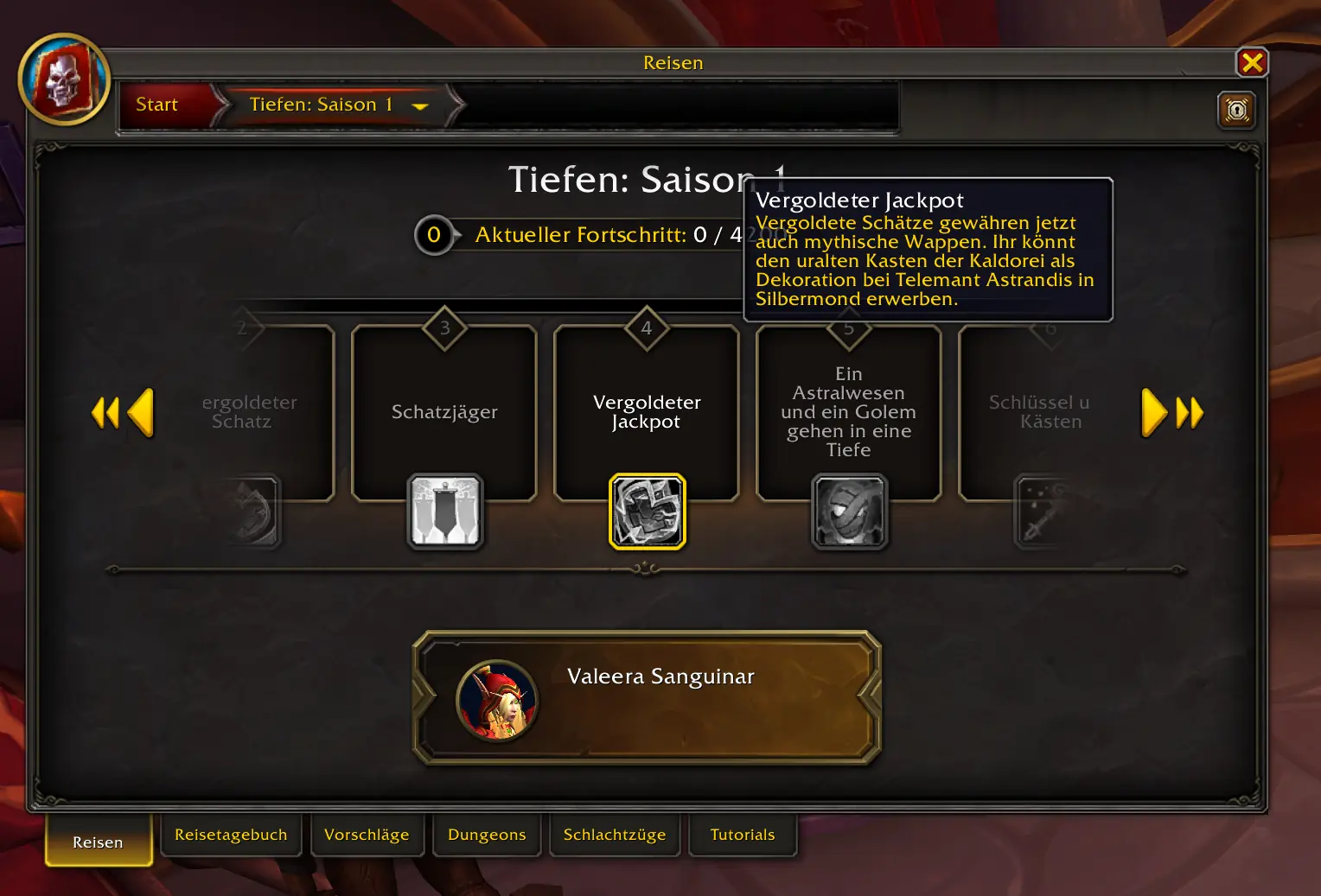 Reise des Tiefenforschers