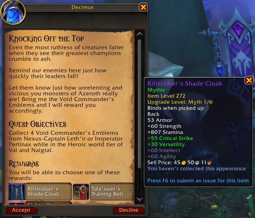 WoW Patch 12.0.7: Mythisch-Gear erstmals über Open-World-Inhalte