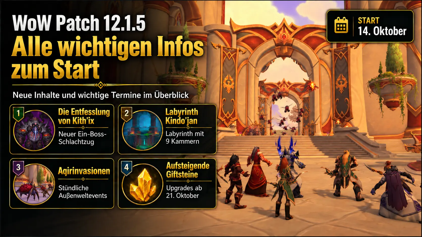 WoW Patch 12.1.5: Alle wichtigen Infos zum Start