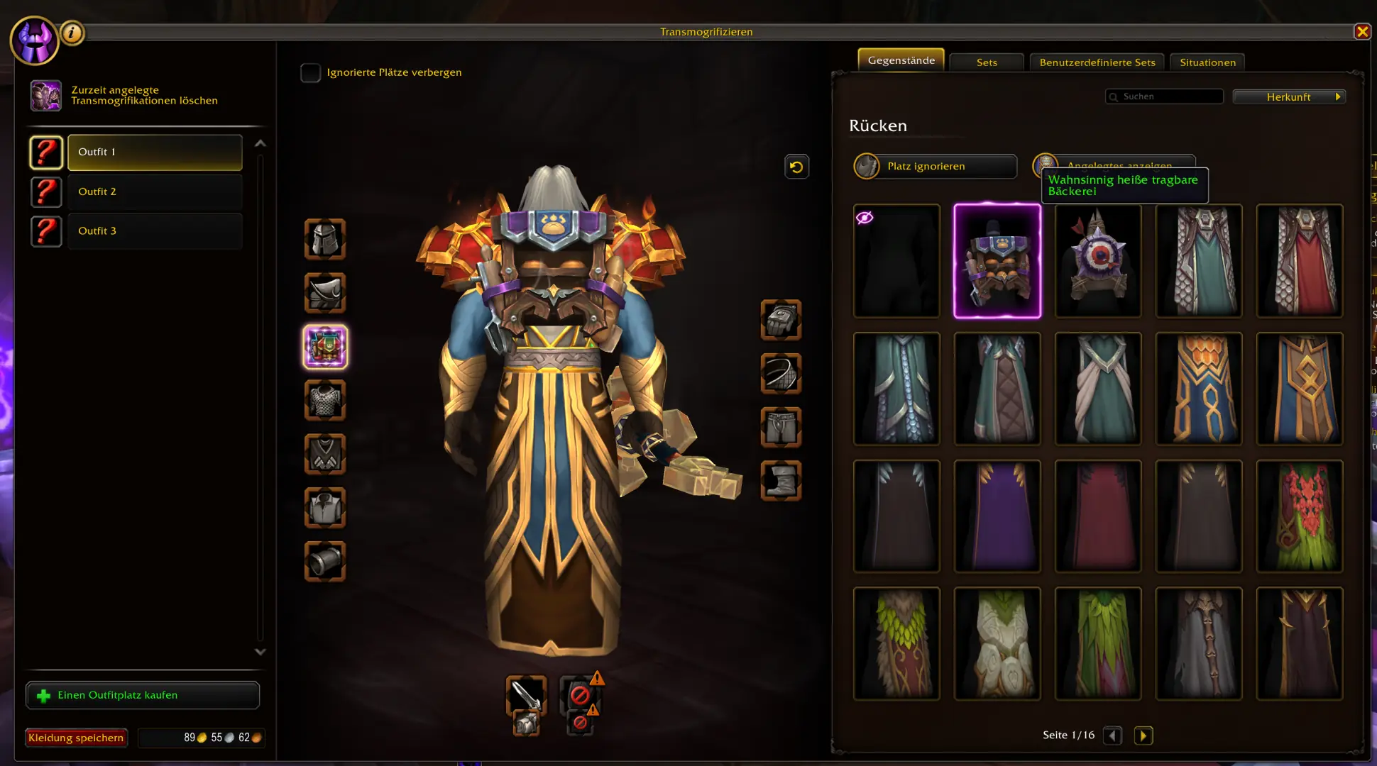 Wahnsinnig heiße tragbare Bäckerei - Transmod-Gegenstand in World of Warcraft