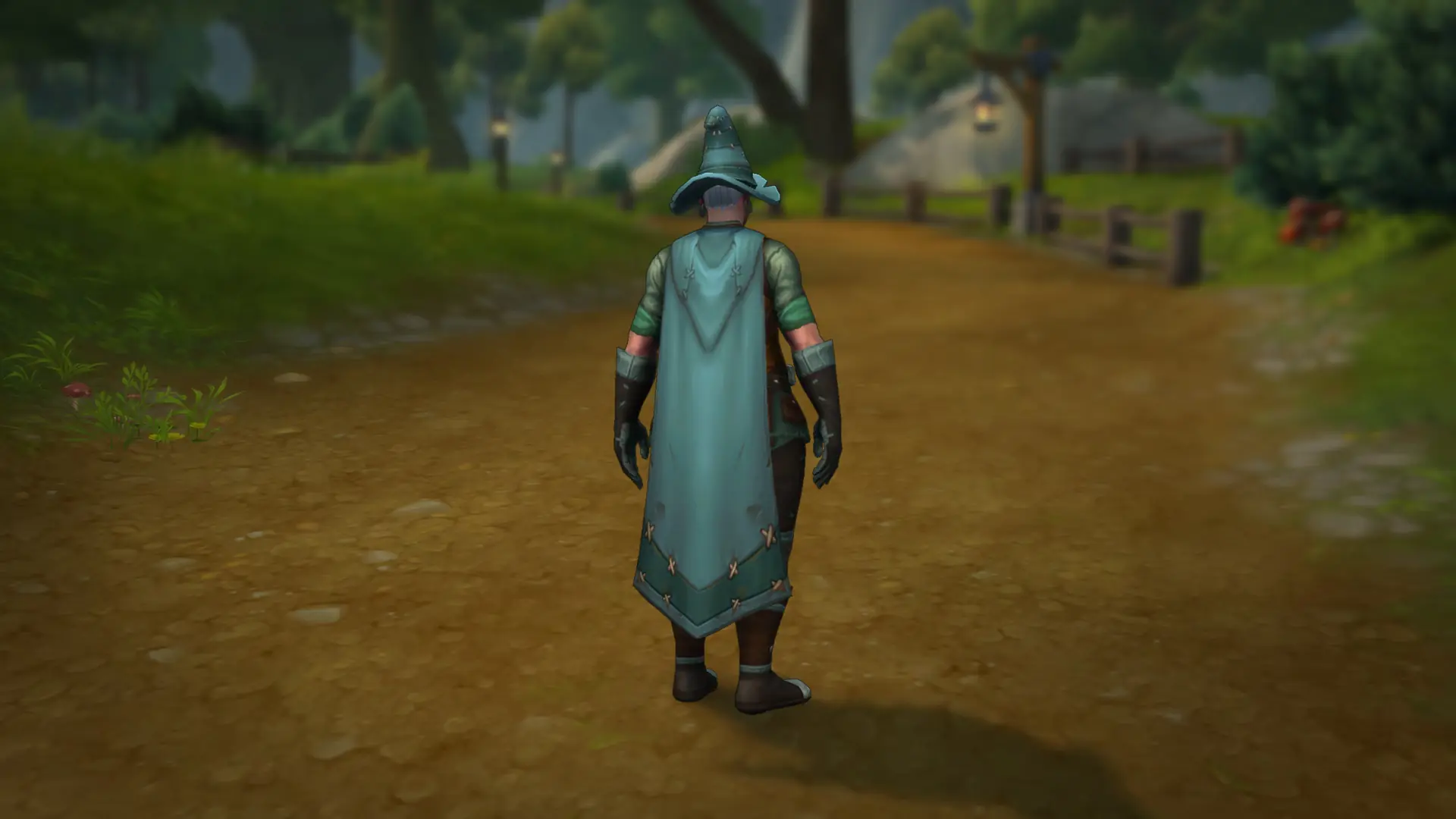 Transmog-Ensemble: Grasgrünes Gewand des Zauberers - Twitch-Drop für World of Warcraft