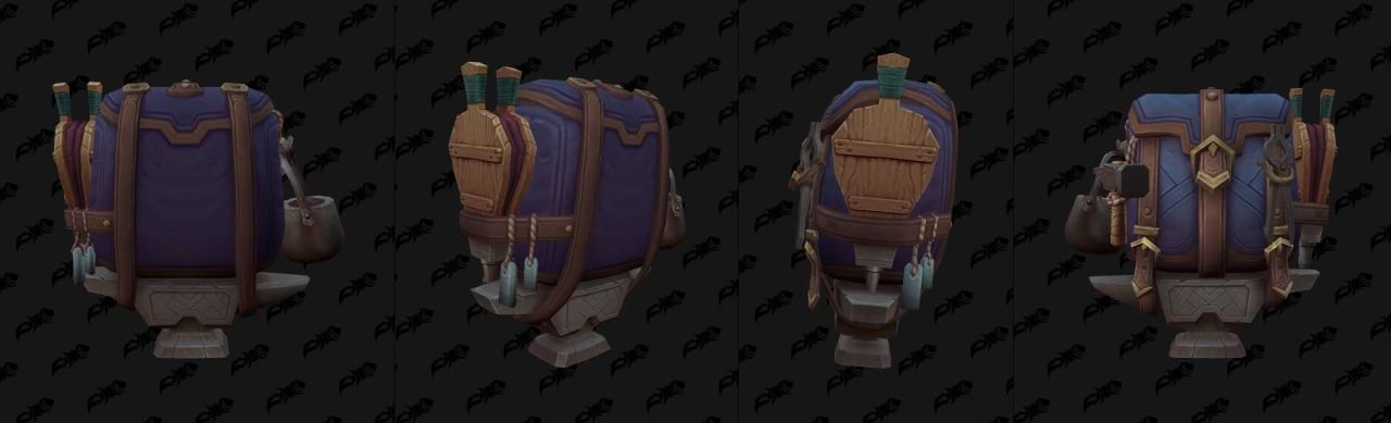 Leuchtender kosmetischer Rucksack