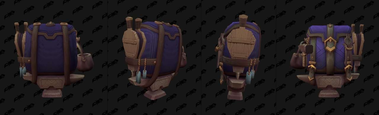 Leuchtender kosmetischer Rucksack