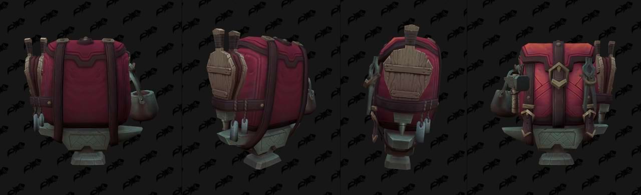 Leuchtender kosmetischer Rucksack