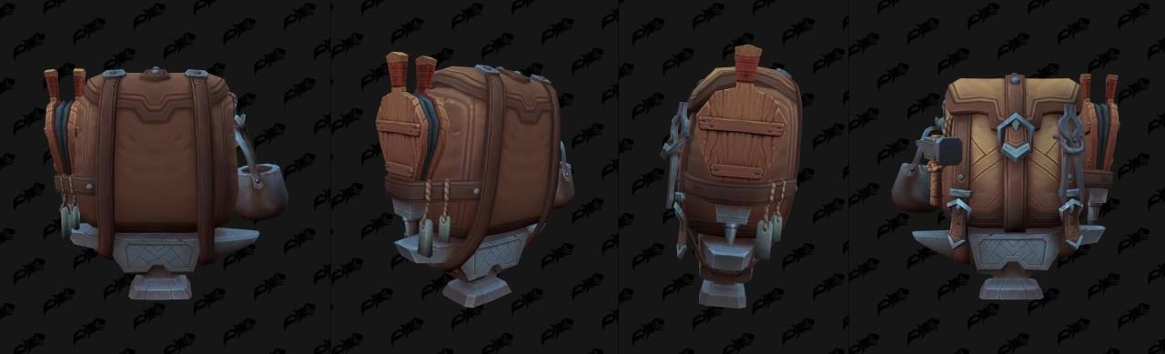 Leuchtender kosmetischer Rucksack
