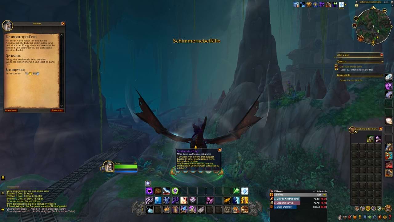 Strahlendes Echo Quest