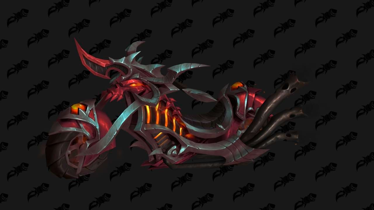 Hassgeschmiedetes Feuerrad - Reittier in World of Warcraft
