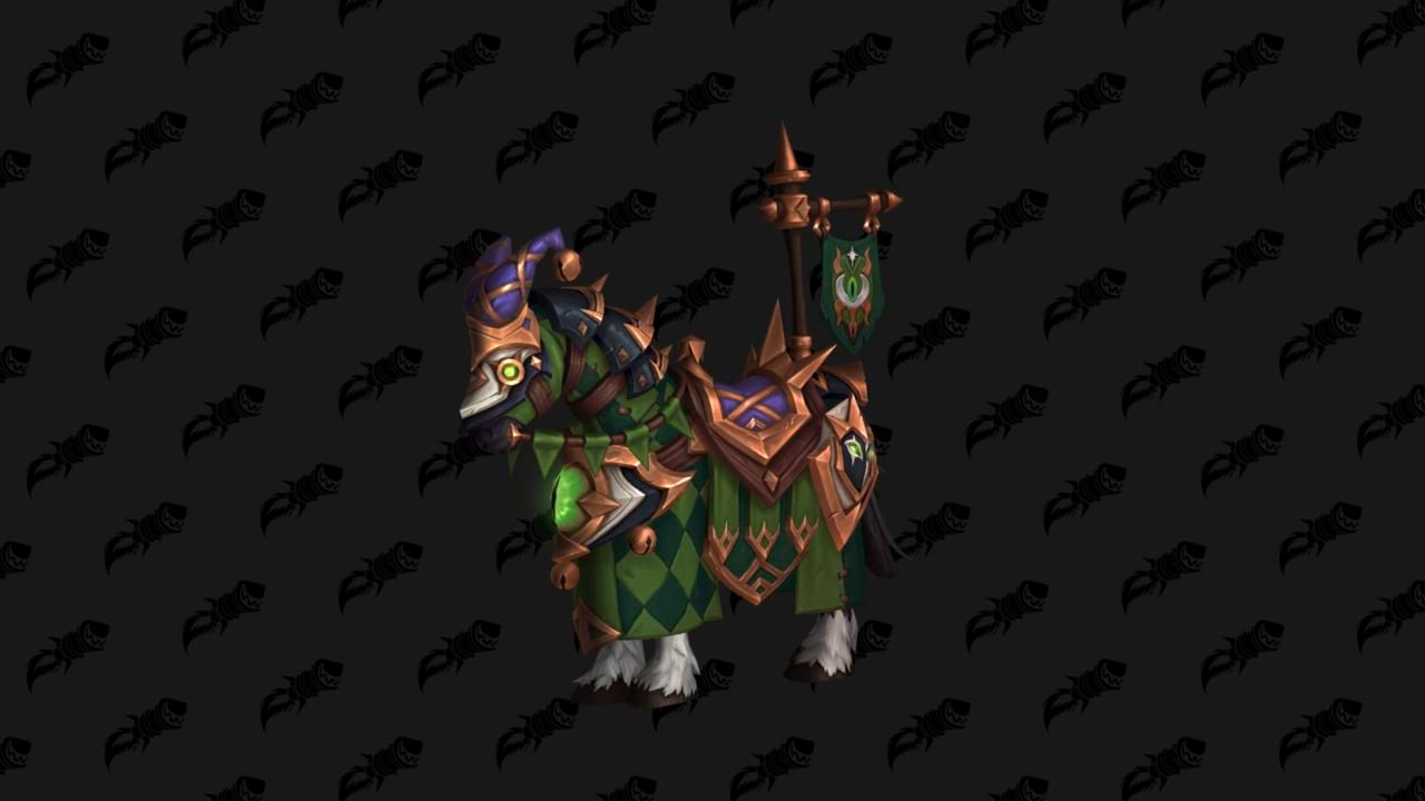 Lebhaftes Dunkelmondstreitross - Reittier in World of Warcraft