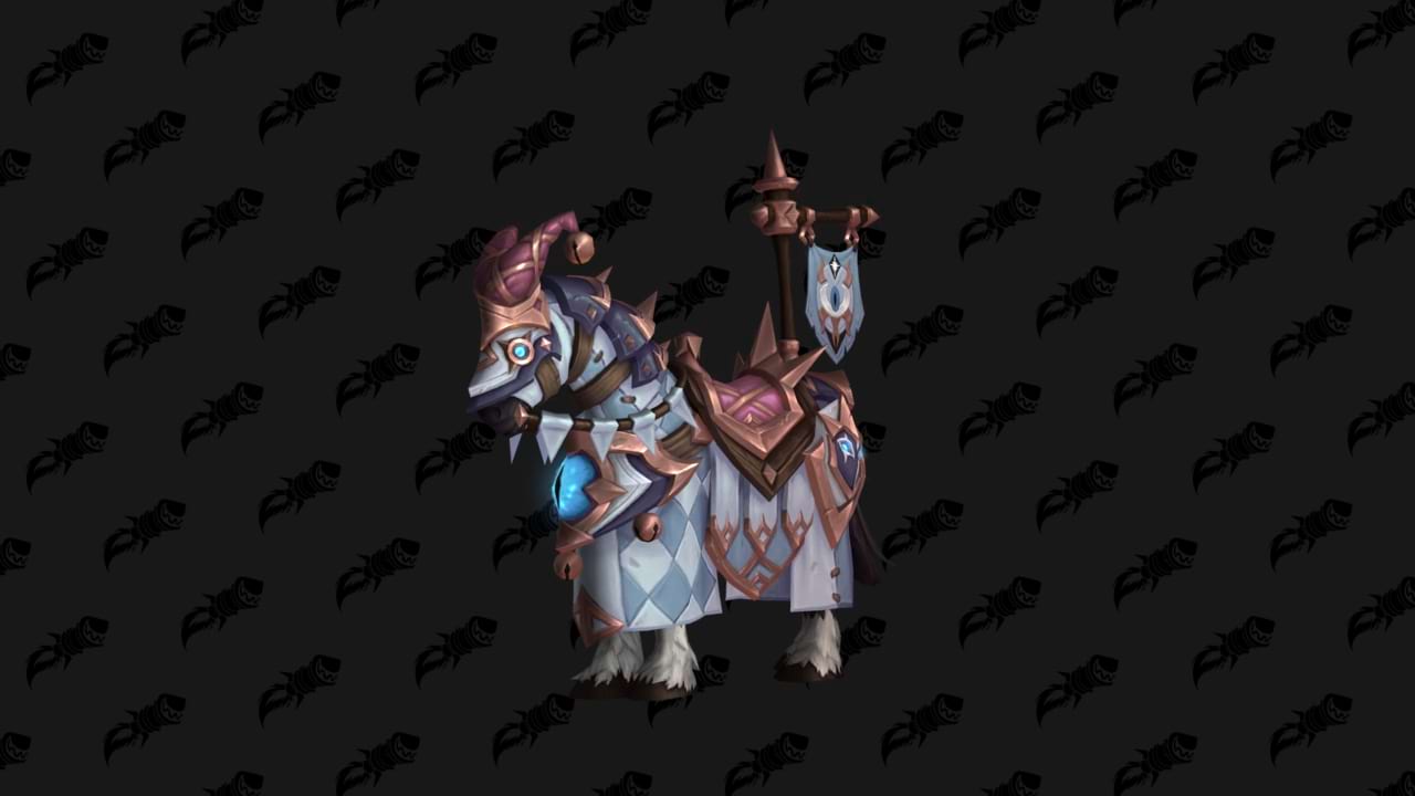 Schneeweißes Dunkelmondstreitross - Reittier in World of Warcraft