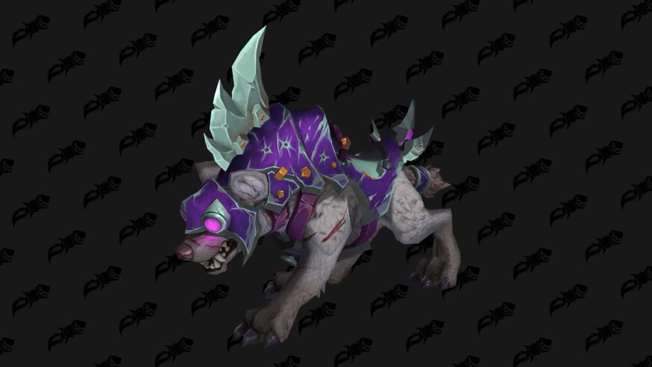 Violett gepanzerter Knurrer - Reittier in World of Warcraft