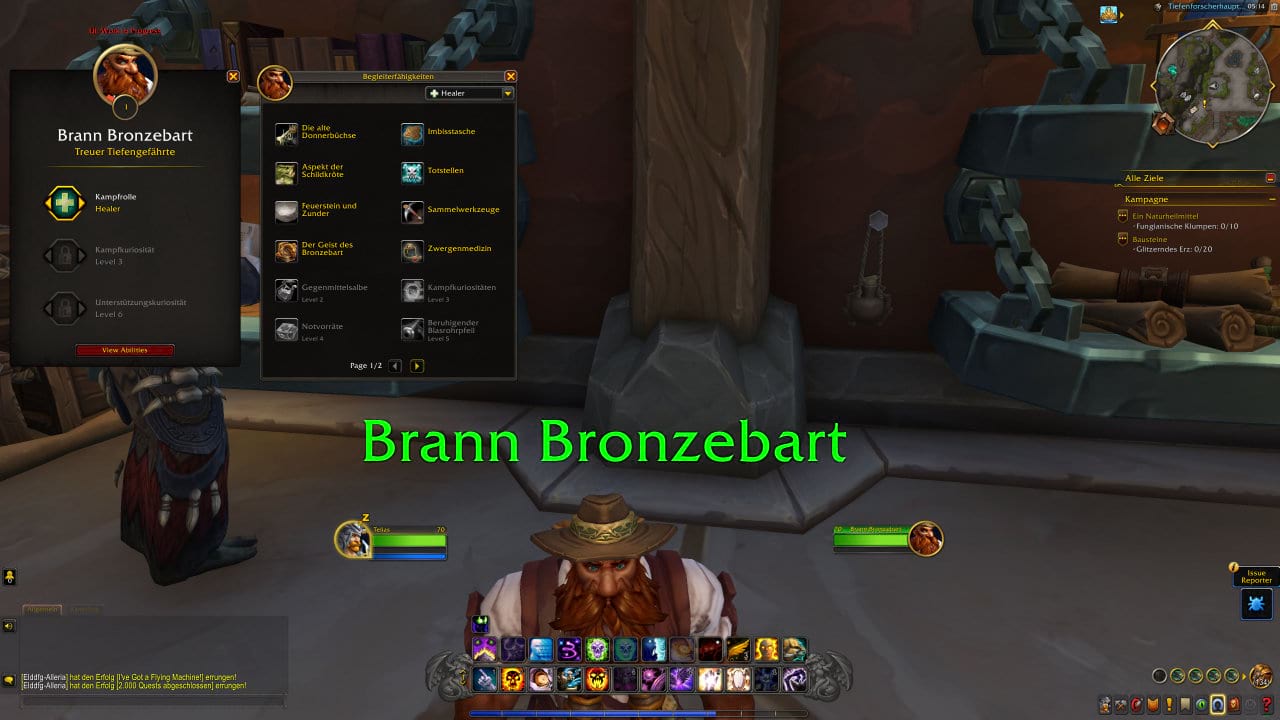 Fähigkeiten von Brann Bronzebart
