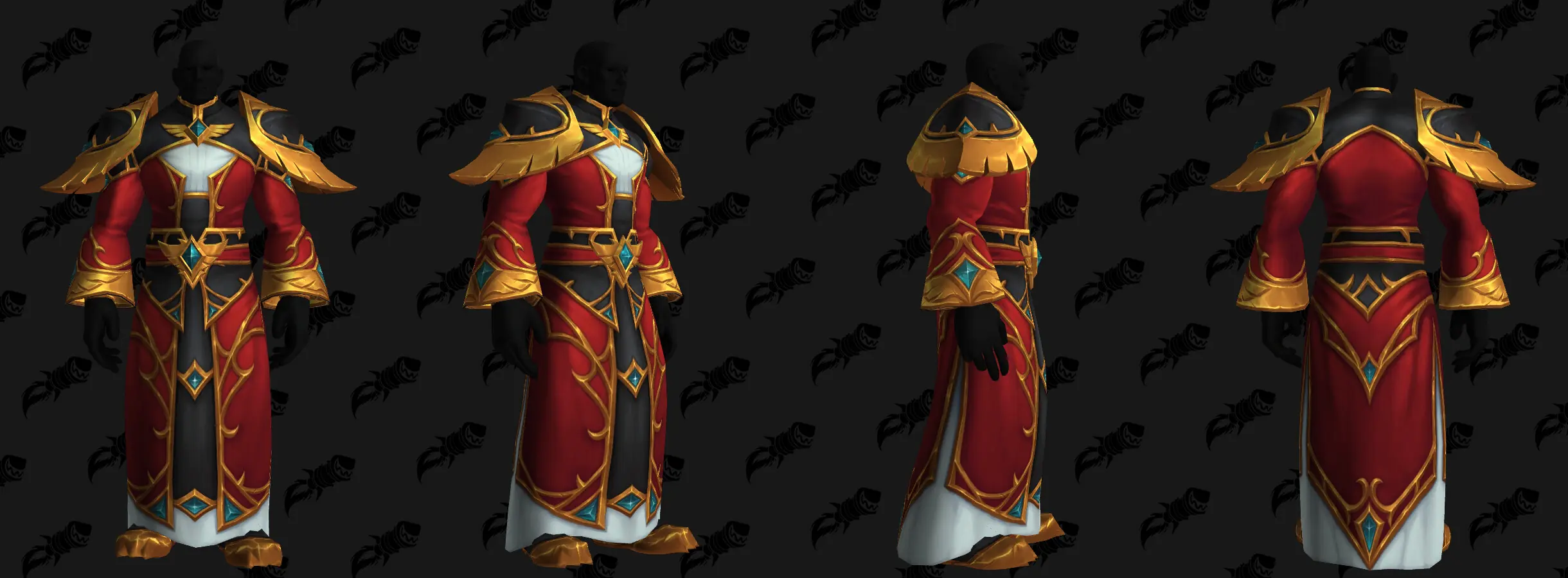 Ensemble: Eleganter Ornat der Zuflucht