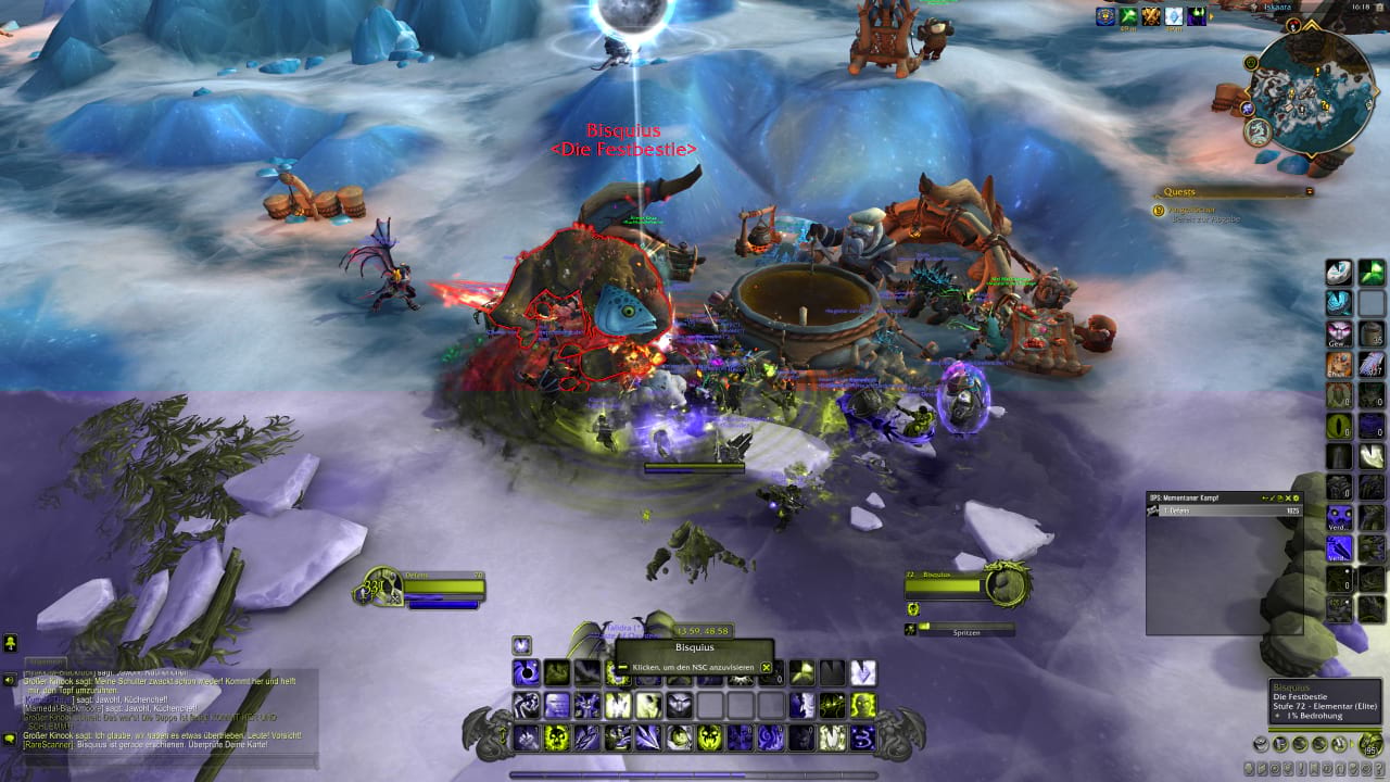 Bisquius: Seltener Gegner beim gemeinschaftlichen Festmahl - World of Warcraft: Dragonflight