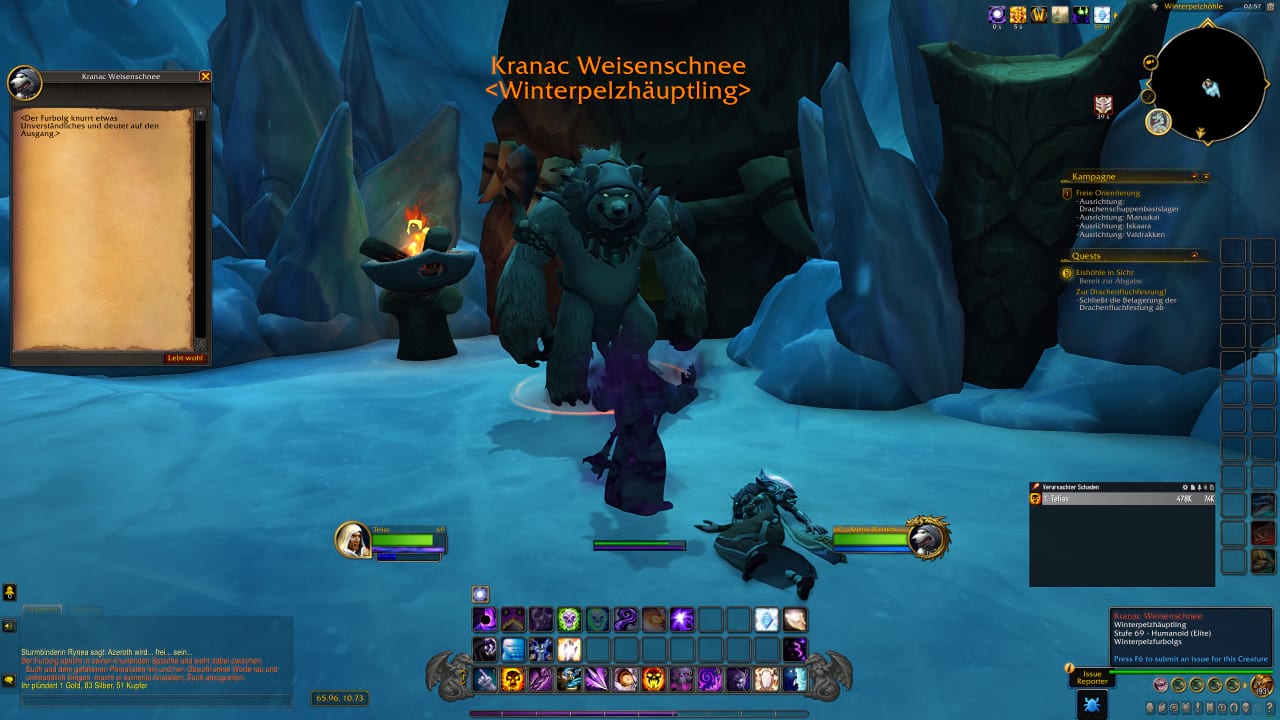 Ruf farmen bei den Winterpelzfurbolgs - World of Warcraft