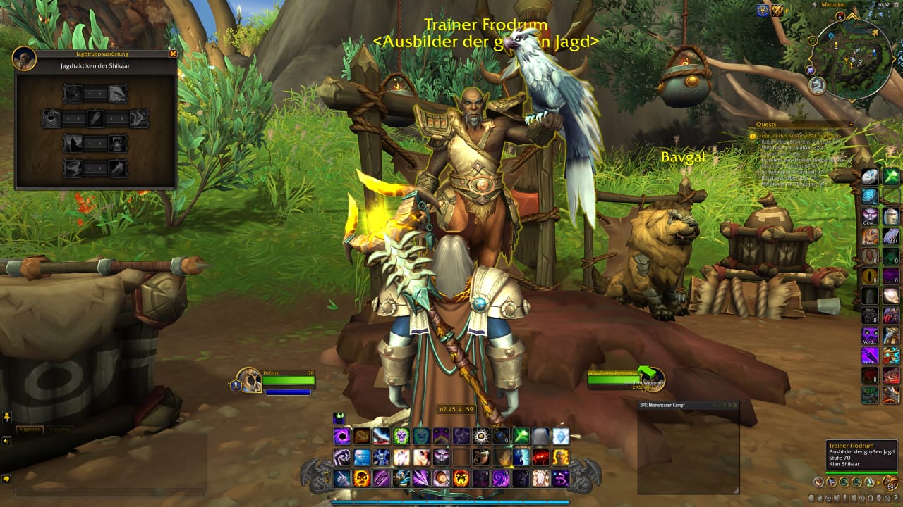 Jagdtruppausrüstung – Jagdtaktiken der Shikaar bei den Zentauren der Maruuk - World of Warcraft