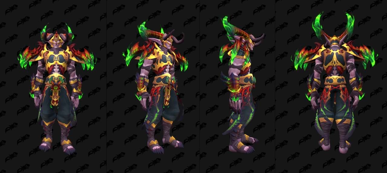 Tier Set vom Dämonenjäger aus der ersten Saison in The War Within