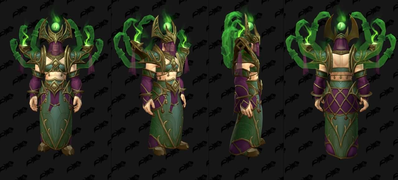 Tier Set vom Hexenmeister aus der ersten Saison in The War Within