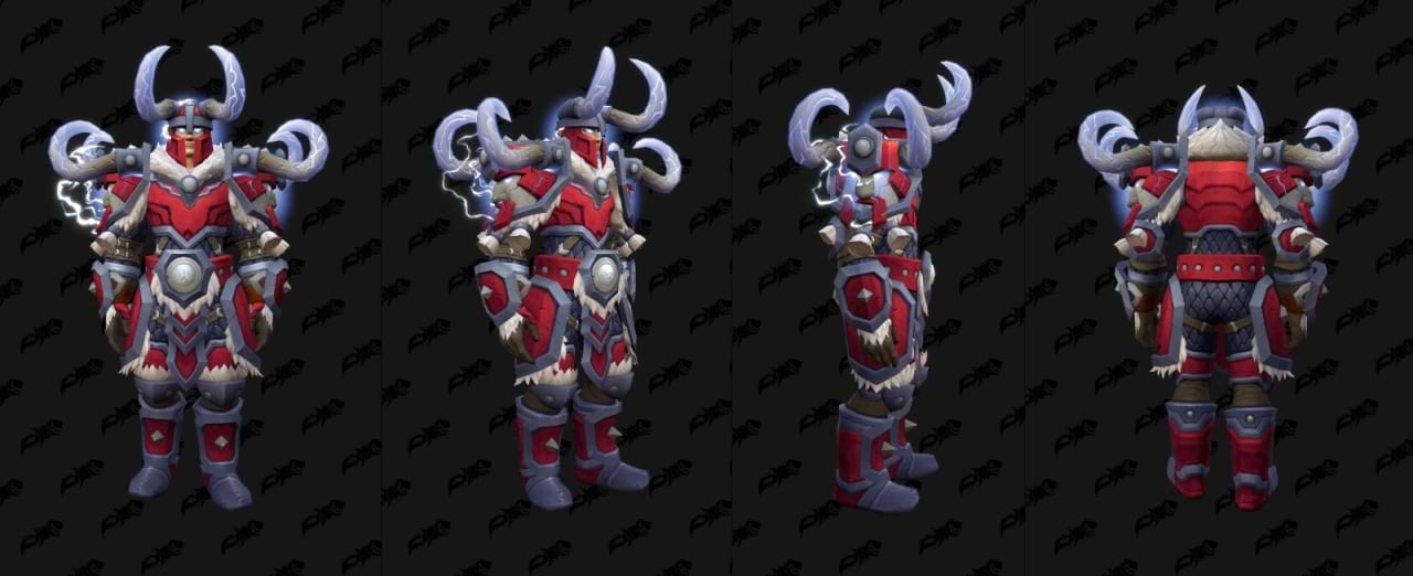 Tier Set vom Krieger aus der ersten Saison in The War Within