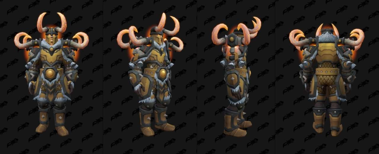 Tier Set vom Krieger aus der ersten Saison in The War Within