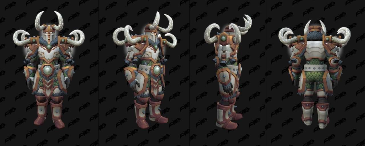 Tier Set vom Krieger aus der ersten Saison in The War Within