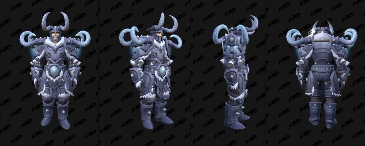 Tier Set vom Krieger aus der ersten Saison in The War Within