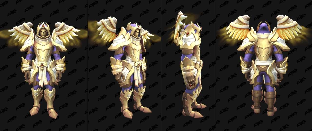 Tier Set vom Paladin aus der ersten Saison in The War Within