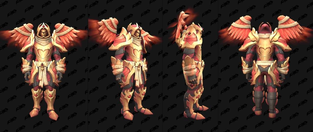 Tier Set vom Paladin aus der ersten Saison in The War Within