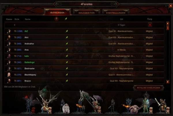 Diablo 3 Community Mitglieder