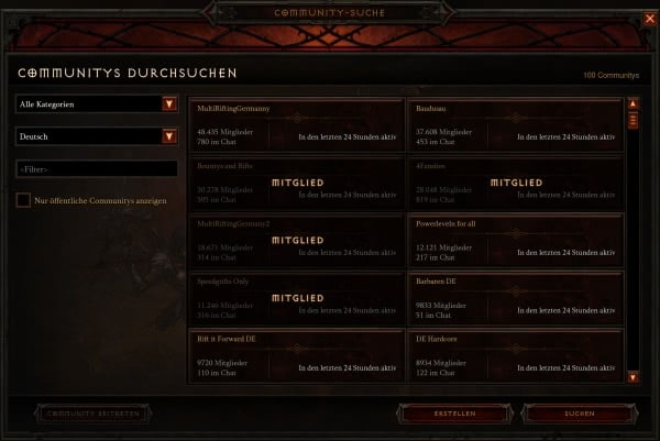 Diablo 3 Community Suche