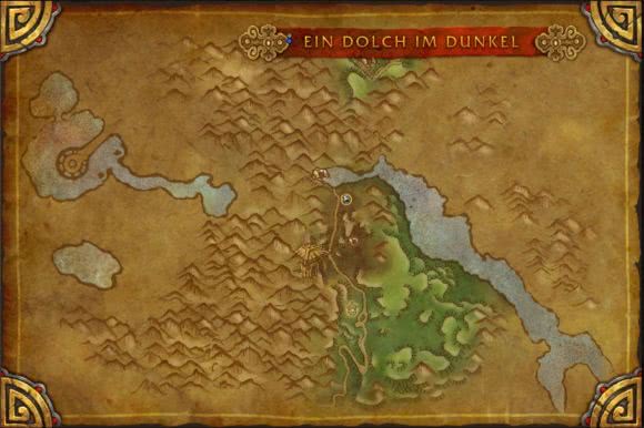 Ein Dolch im Dunkel Karte, Map