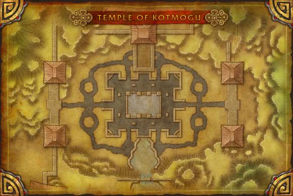 Der Tempel von Katmogu Karte