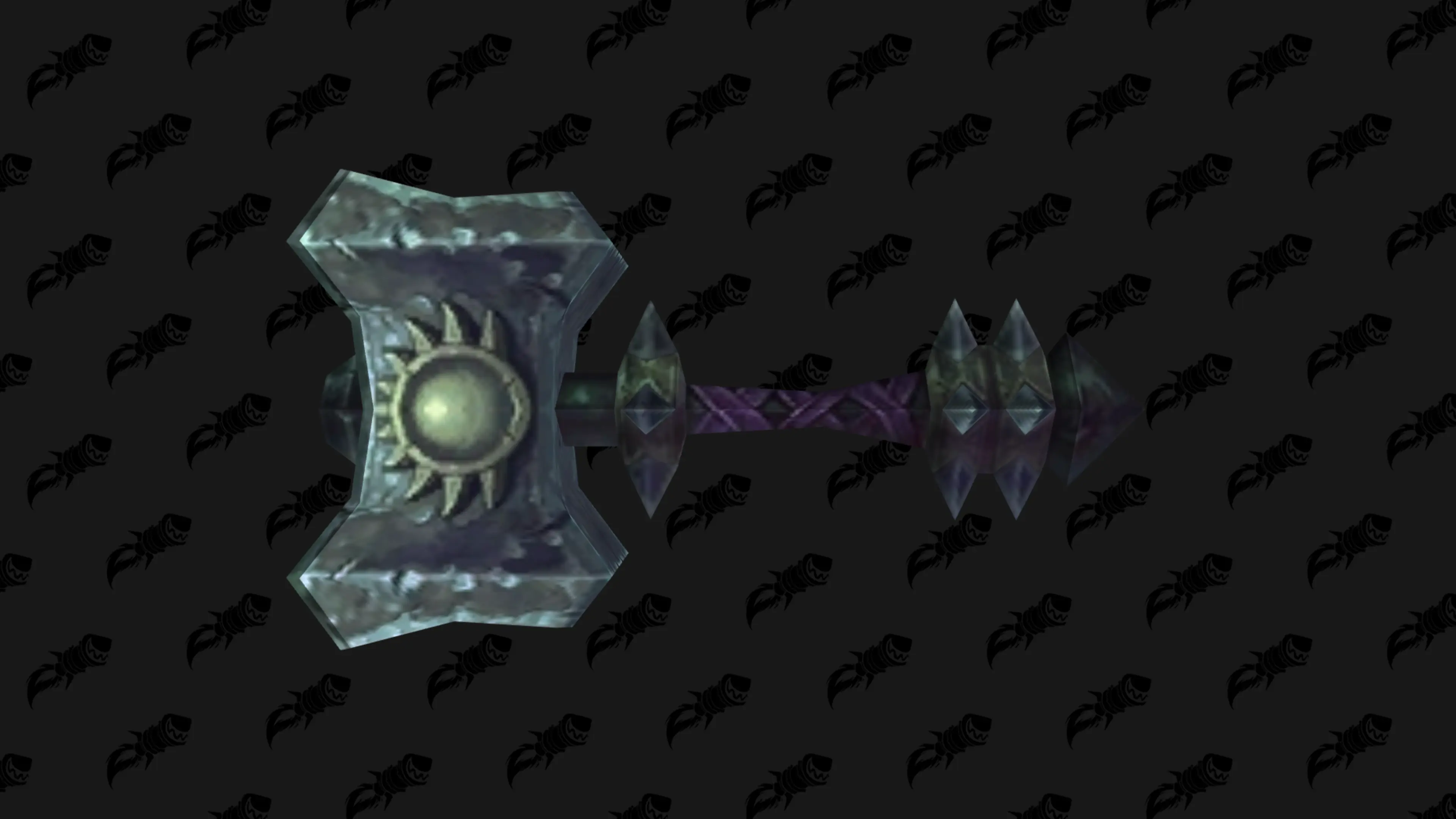 Transmog-Waffe: Verwitterter Hammer eines Schattenhammerkultisten