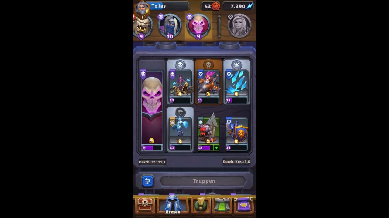 Goldzahn: Deck für den heroischen Schwierigkeitsgrade - Warcraft Rumble