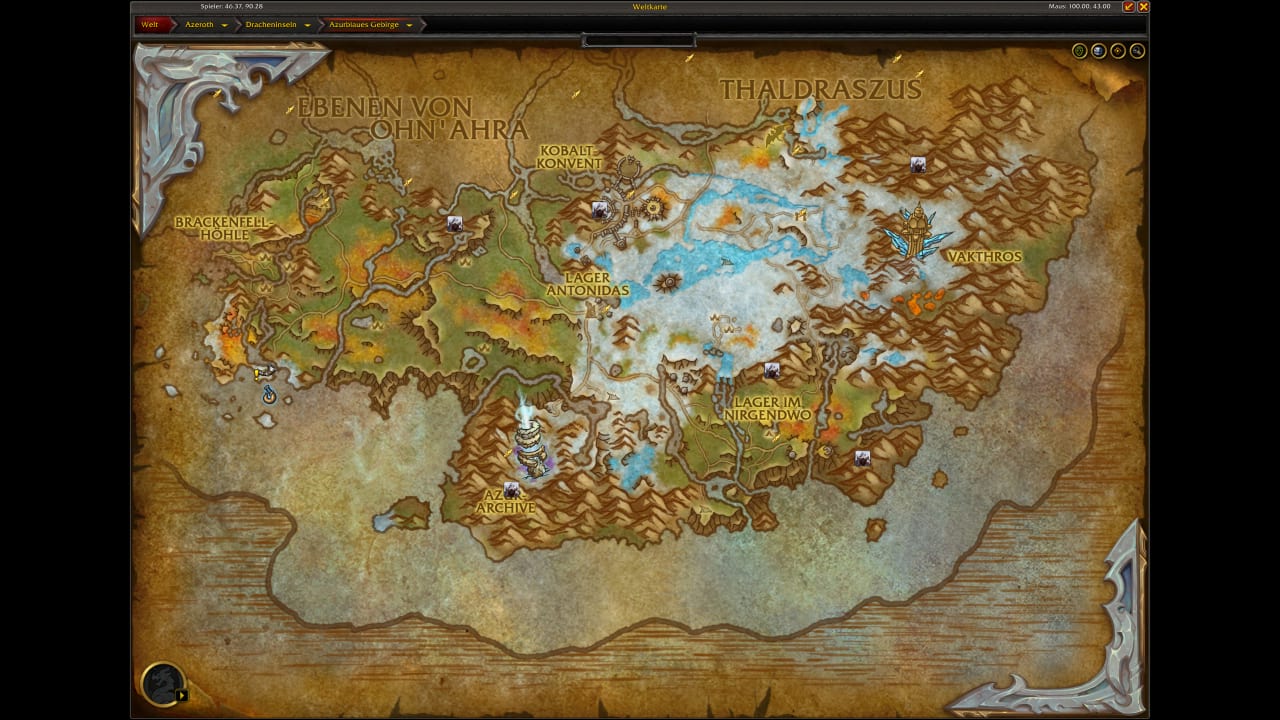 Drachenschuppenexpedition: Die höchsten Gipfel im Azurblauen Gebirge - World of Warcraft