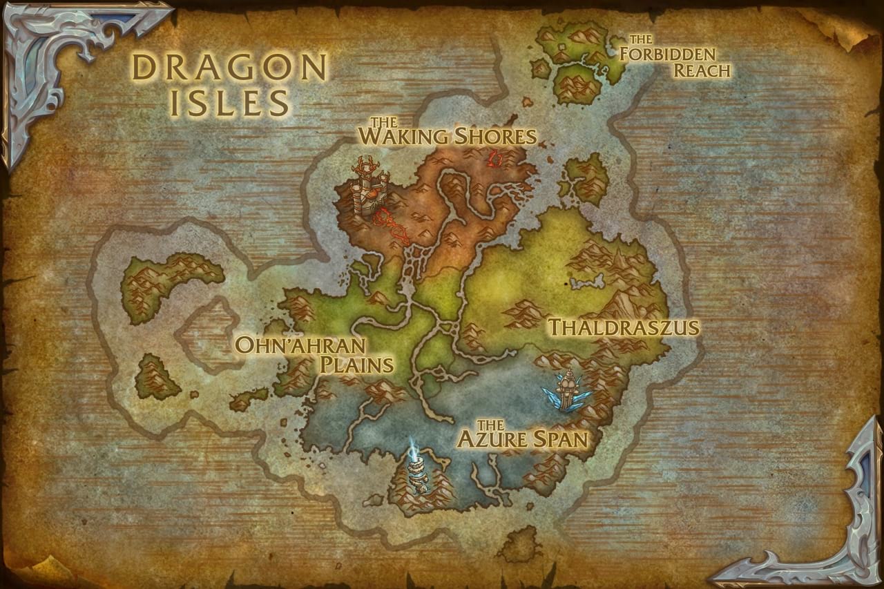 Dracheninseln Karte