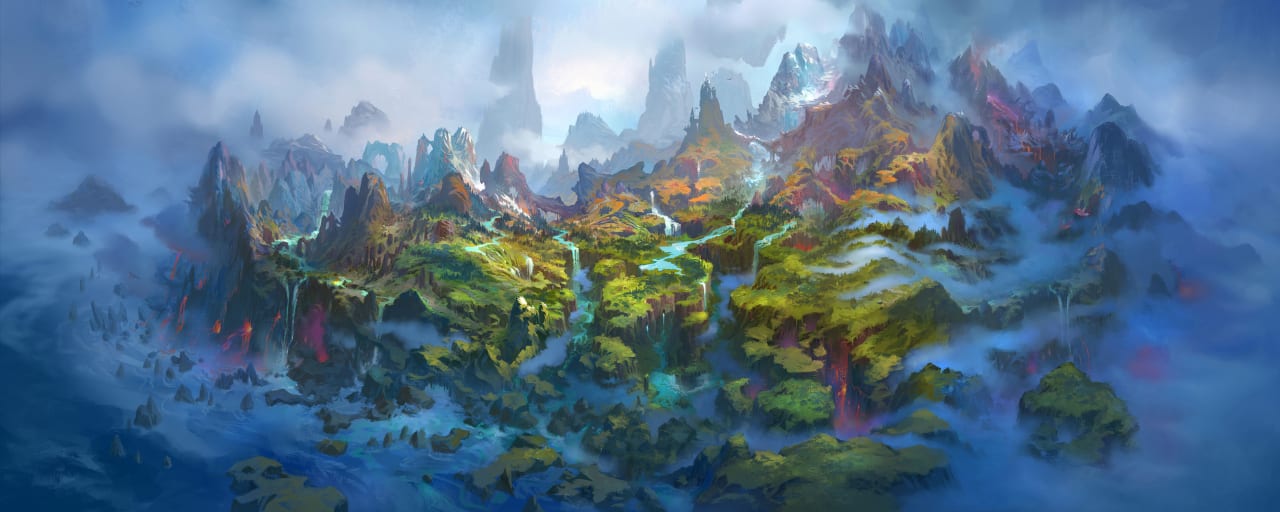 Dracheninseln Konzept Bild - World of Warcraft