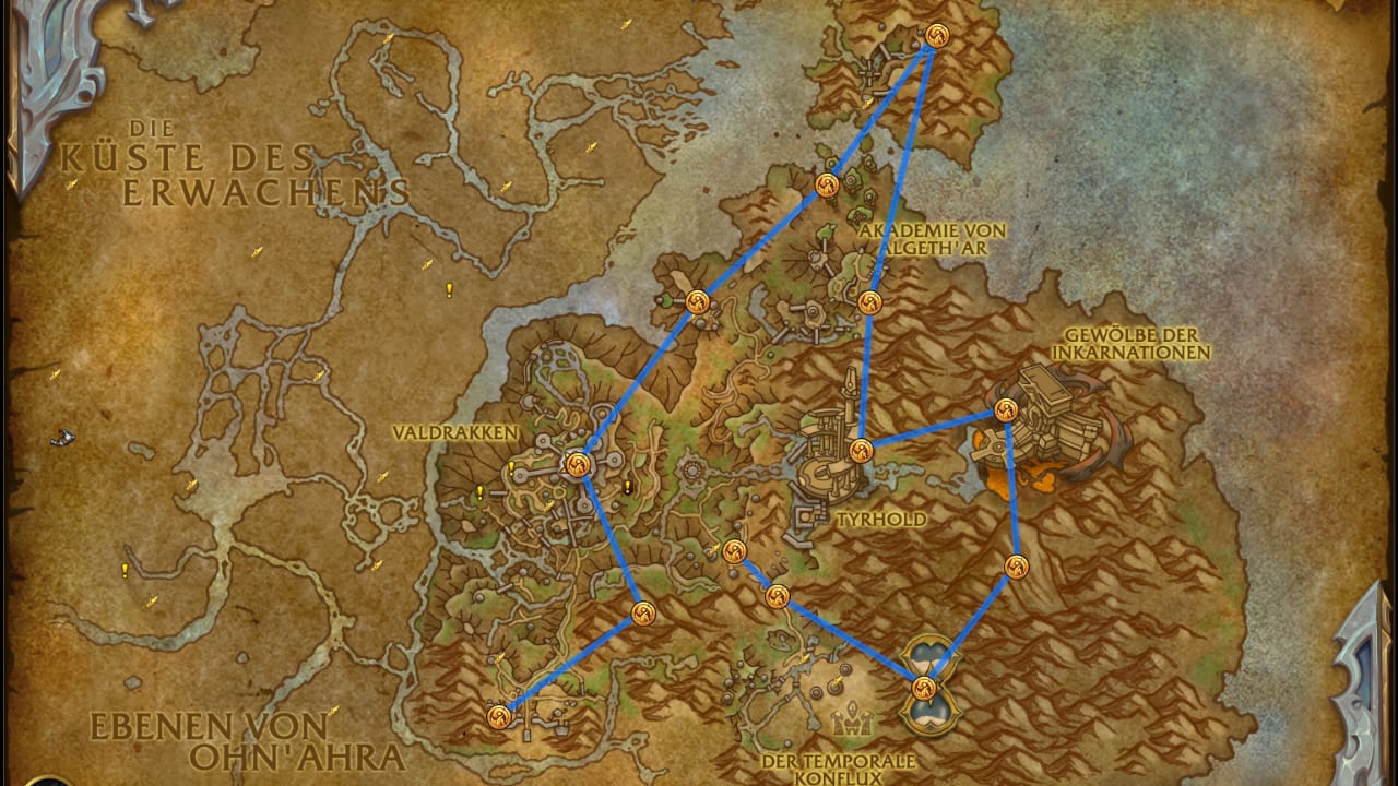 Drachenglyphen in Thaldraszus - World of Warcraft