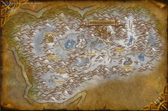 Dun Morogh Karte