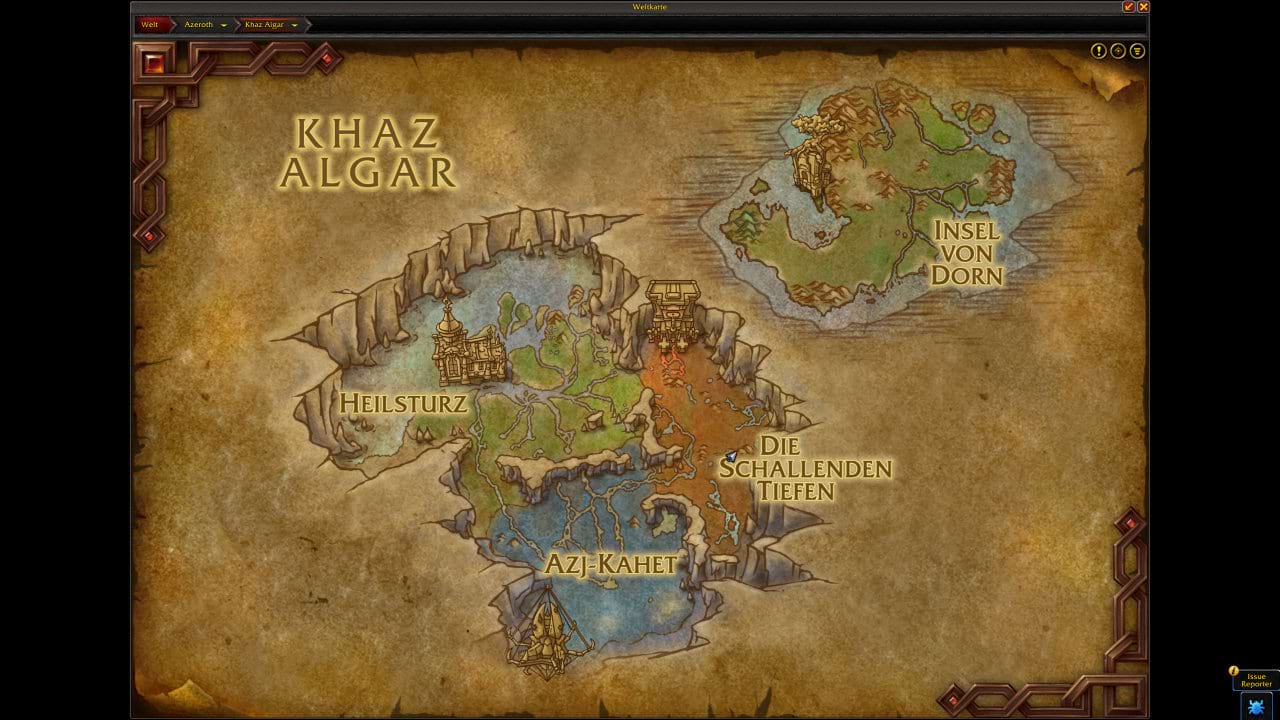 Khaz'Algar Karte