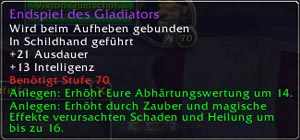 Endspiel des Gladiators