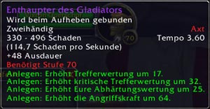Enthaupter des Gladiators