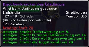 Knochenknacker des Gladiators