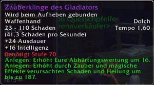 Zauberklinge des Gladiators