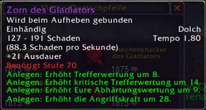 Zorn des Gladiators