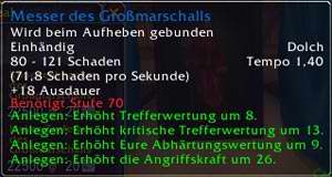 Messer des Großmarschalls